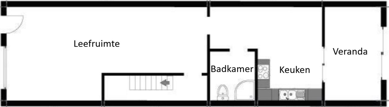 Plan gelijkvloers